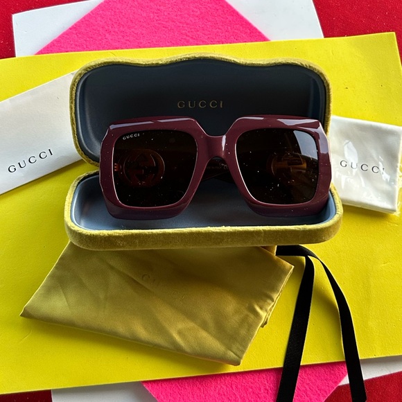 GUCCI Authentic BIG OVERSIZED GG Luxury Sunglasses - Picture 4 of 10